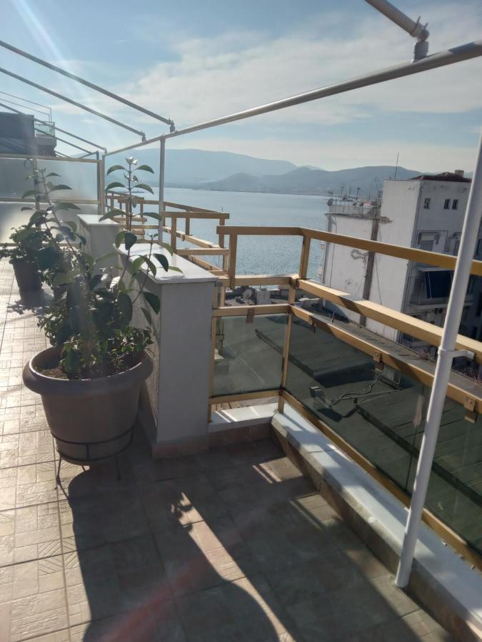 Cozy Seaside Penthouse With Sea & Mountain View. Apartment Volos Exterior photo