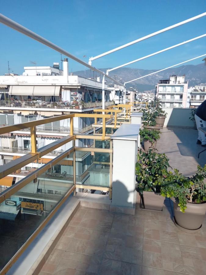 Cozy Seaside Penthouse With Sea & Mountain View. Apartment Volos Exterior photo